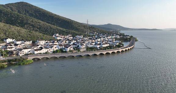 苏州太湖东山岛环湖公路