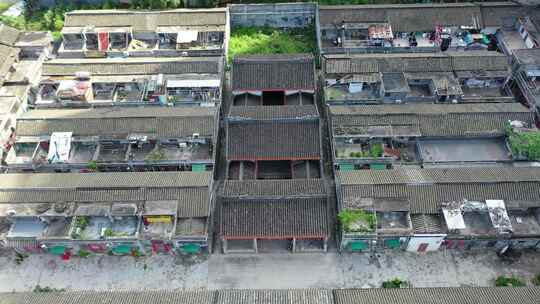 围楼客家建筑城市郊外街区景点街道