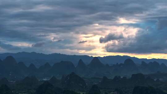 桂林山水延时桂林风光