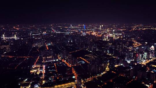 浦西外滩夜景航拍合集