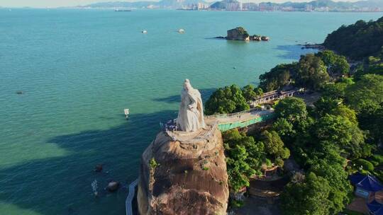 厦门航拍鼓浪屿建筑风光