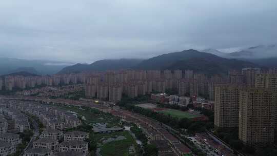 福建连江县潘渡镇的雨后景色