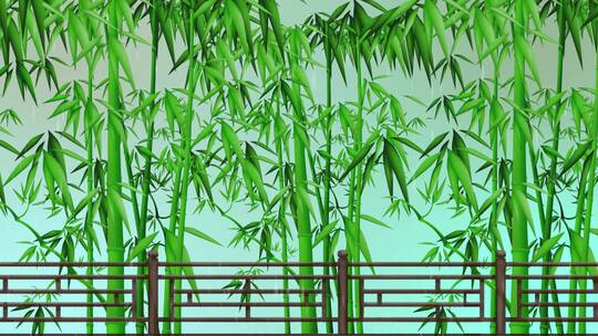 竹子树林背景模板