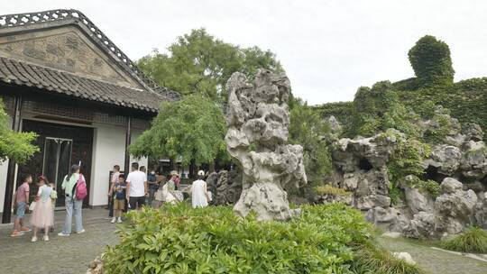 扬州何园，各院内部景观