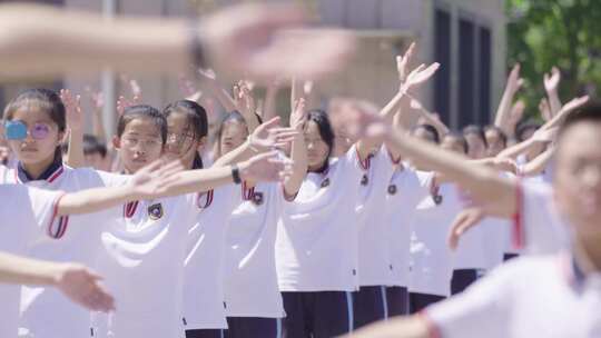 学校小学中学校园生活教育体操体育