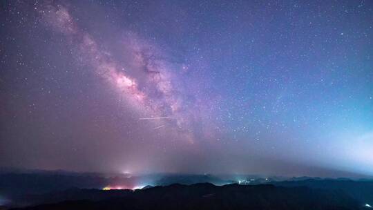 4K延时贵阳花溪区高坡星空