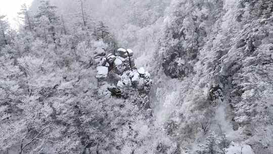 南太行伏牛山雪景雾凇云海自然风光