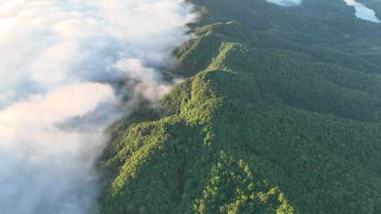 山丘俯瞰航拍运动山谷