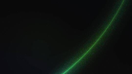 绿色右下半弧粒子扩散