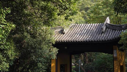 杭州飞来峰永福寺禅院风景