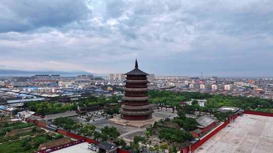 黑神话悟空山西应县木塔拍摄