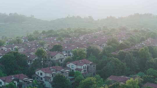 航拍社区住宅