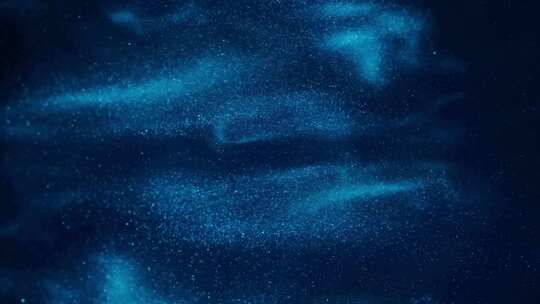 蓝色唯美梦幻粒子舞动舞台背景视频素材模板下载