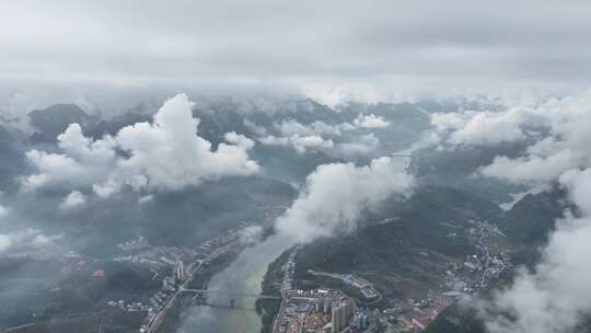 河池天峨县航拍