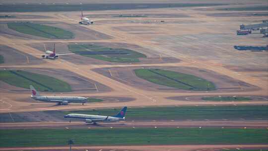 8K深圳机场起飞的中国南方航空客机1