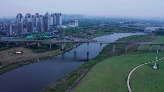 西安沣河生态湿地公园地铁5号线