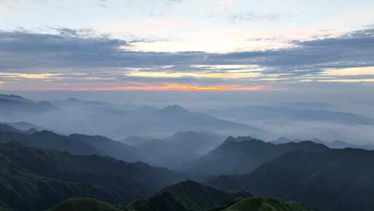 大气山峰森林航拍山川云海山脉壮丽山河风光