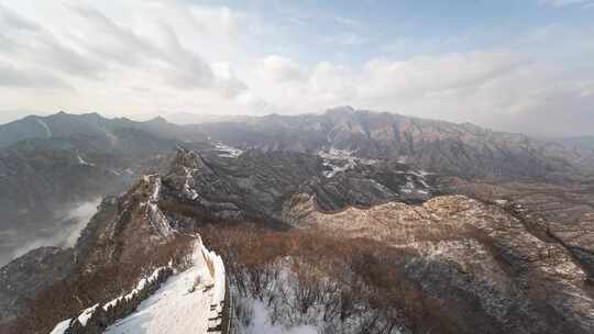 北京箭扣长城云海超广角延时4K60视频素材模板下载