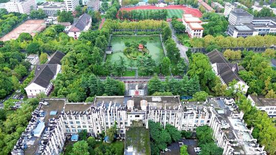 四川大学望江校区航拍