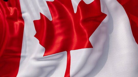 加拿大国旗视频素材模板下载