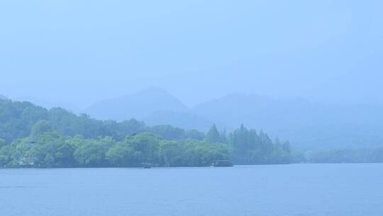 杭州西湖风景区白堤风景