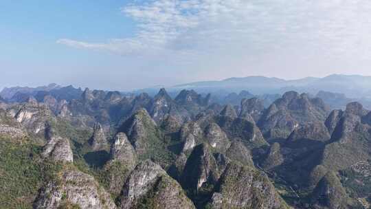 广西桂林山水风光航拍