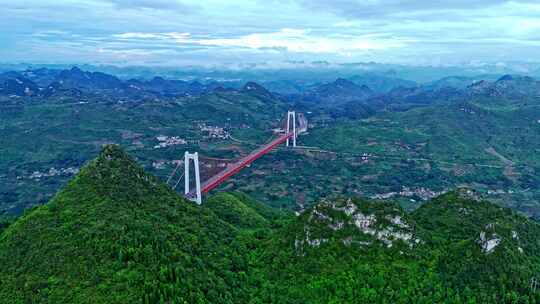 贵州坝陵河大桥航拍