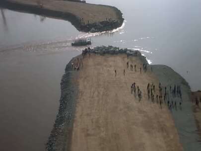 三峡工程长江截流