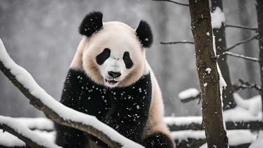 国宝 熊猫 大熊猫视频素材模板下载