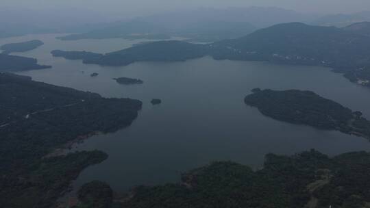 航拍福建东圳水库