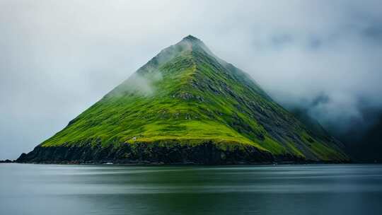 航拍海岛自然风光