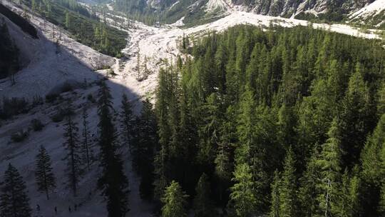 4K树林森林草原山脉山地房屋丘陵湖泊