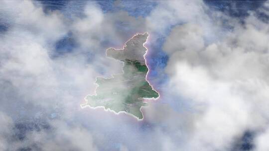 陕西区位地图-写实地形