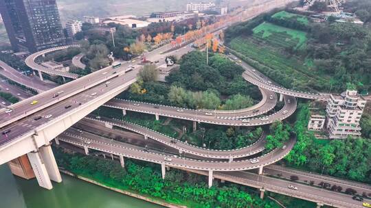 重庆长江大桥1视频素材模板下载