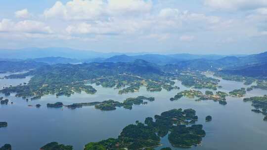 水库自然风光千岛湖