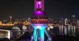 上海东方明珠夜景高清在线视频素材下载