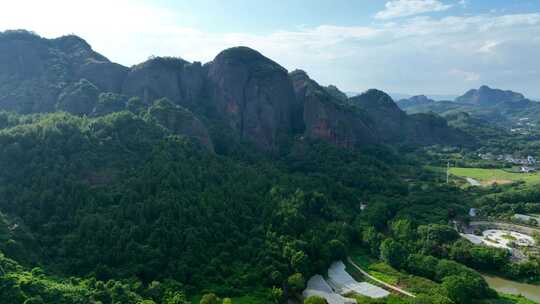 4K江西汉仙岩风景区航拍1