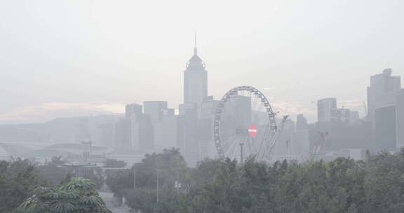 香港维多利亚港摩天轮