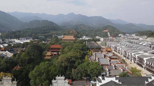 航拍湖南南岳衡山5A景区