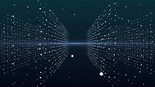 科技科幻粒子颗粒矩阵隧道互联网