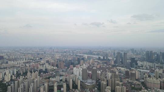 上海虹口区全景4K航拍