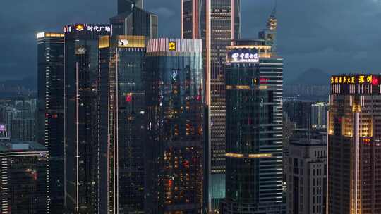 深圳城市高楼夜景