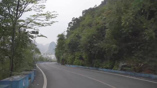 马山 弄拉 赛道 开车跑山路