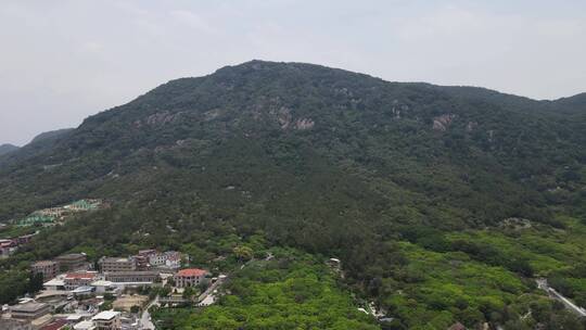 航拍福建泉州清源山5A景区全景