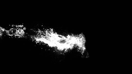 4k魔法白色烟雾特效动画视频素材-Alpha53