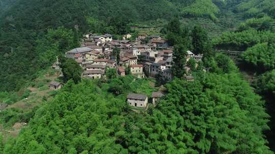 航拍浙江松阳县