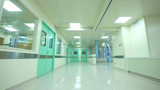 医院空镜 医院走廊