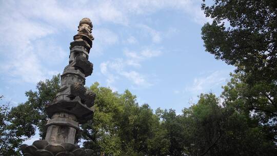 杭州凤凰山景区古梵天寺经幢