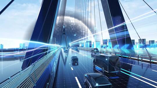 科技数字城市智慧生活虚拟现实转换