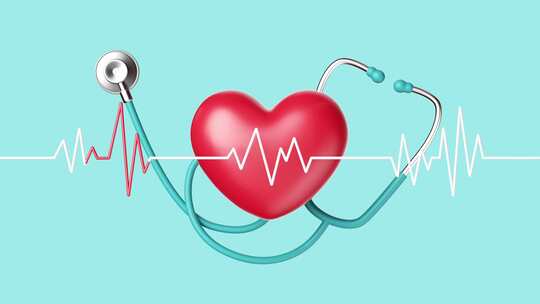 心脏心电图脉搏听诊器医疗